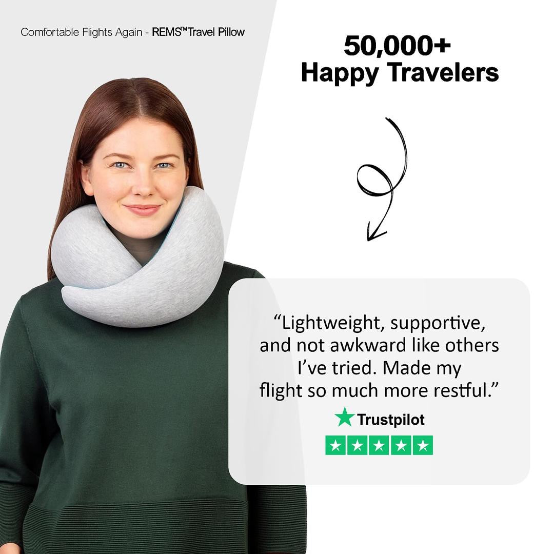 REMS™ Travel Pillow - Arrive Rested